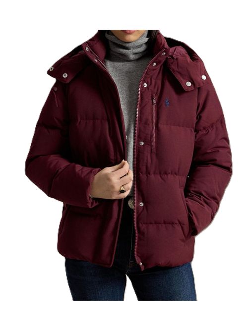 woven-puffer-coat classic wine Polo Ralph Lauren | 211-B17285-005CLASSIC WINE